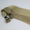 100% Remy human hair hand tied weft hair extensions hand tied weft with light colors fashionable hair color for hand tied weft hair extensions