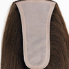 Luxurious human hair toppers with silk top Ladies hair toppers Invisible natural scalp hair toppers